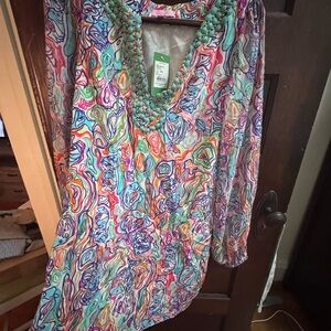 Colorful Abstract Women's Top